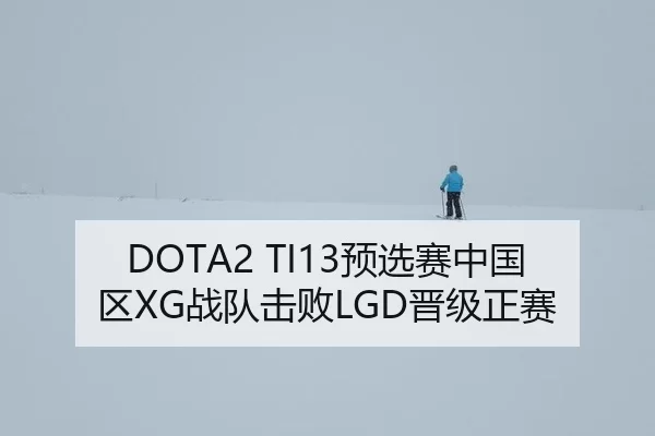 DOTA2 TI13预选赛中国区XG战队击败LGD晋级正赛